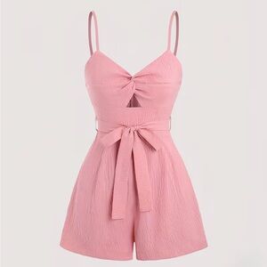 Women’s pink romper - size XL (fits L)